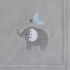 NoJo Elephant Stroll Super Soft Baby Blanket - Gray - 3 of 3