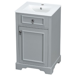 Dexmalle 20-Inch Bathroom Vanity with Adjustable Shelf - 1 of 4