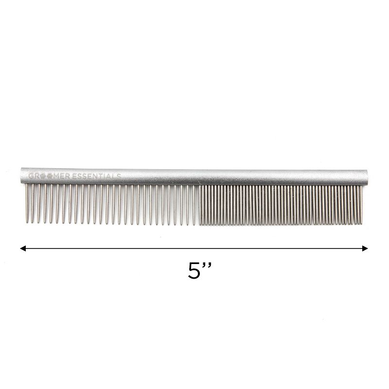 Groomer Essentials 5" Face/Feet Comb - Finishing and Fluffing Comb, 2 of 11