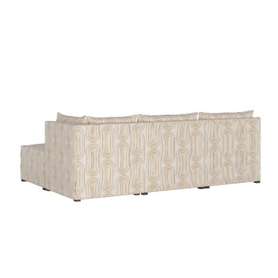 4pc French Seamed Sectional Oblong Mustard - Project 62™