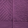 Basketweave Jacquard Cotton Modern Absorbent 6-Piece Towel Set by Blue Nile Mills - 3 of 4