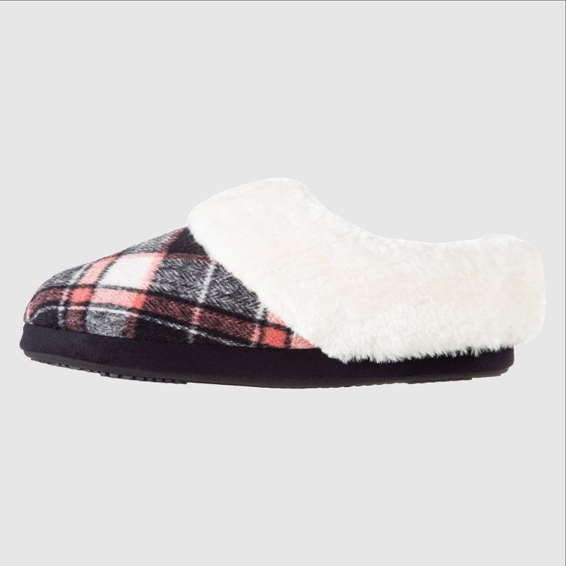 Isotoner Women's Plaid Page Hoodback Slippers, 2 of 7