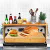 30" x 21" Extra Large Bamboo Cutting Board & Stovetop Cover, 2-in-1 Stove Top Cover Chopping Board with Detachable Feets, Kitchen Board - 3 of 4