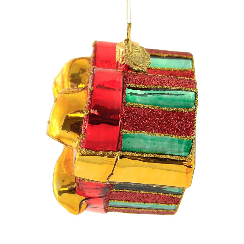 Huras 3.5 Inch Red & Gold Heart Shaped Box Ornament Valentines Love Tree Ornaments, 2 of 4