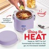 Dash 20oz Hot2Go Heated Lunch Box Lavender - 3 of 4