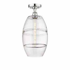 Vaz - 1 Light Semi-Flush Mount In Industrial Style-18.63 Inches Tall and 10 Inches Wide - 1 of 1