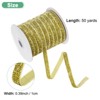 Unique Bargains Metallic Velvet Flexible Ribbon for Crafts 3/8 Inch x 50 Yards 1 Pc - 3 of 4