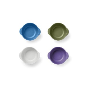 Red Rover 8oz 4pk Bamboo Kids' Bowl Set: BPA-Free Toddler & Baby Dining Bowls, Dishwasher-Safe, Service for 4 - 1 of 4