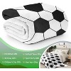 LOVEVOOK Soccer Blanket, Soccer Gifts for Boys Girls 6-8-12, Unique Soccer Stuff Gifts for Soccer Lover, Soft Fleece Throw Blankets for Kids - 4 of 4