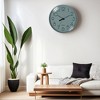 REGALWOVEN Plastic Analog Battery Powered Silent Non-Ticking Wall Clock 12 Inch - 3 of 4