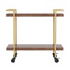 Martha Stewart Liam 2-Tier Office Storage and Printer Cart with Metal Frame - 3 of 4