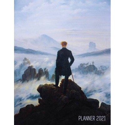 Wanderer Above the Sea of Fog Planner 2021 - by  Shy Panda Notebooks (Paperback)