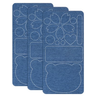 Unique Bargains Durable Waterproof Self-Adhesive Lightweight Repair Patches 3 Pcs