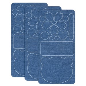 Unique Bargains Durable Waterproof Self-Adhesive Lightweight Repair Patches 3 Pcs - 1 of 4
