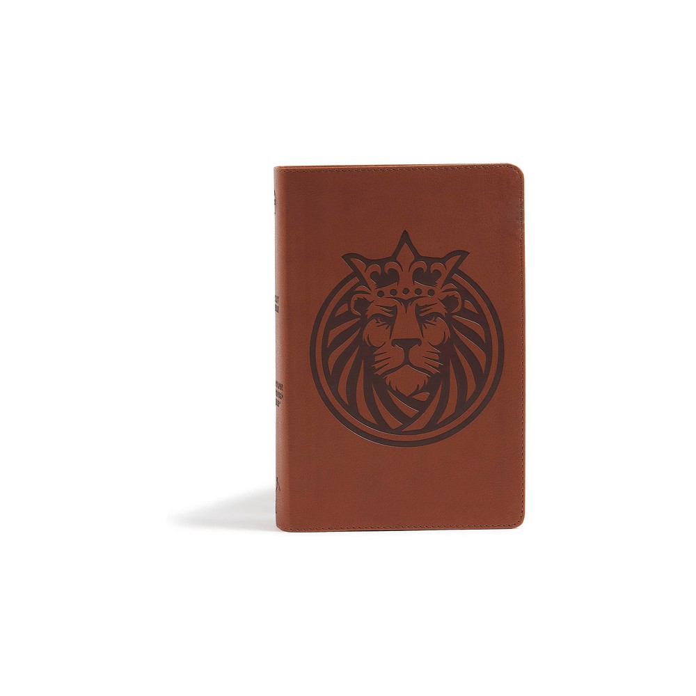 CSB Kids Bible, Lion Leathertouch - by Csb Bibles by Holman (Leather Bound)
