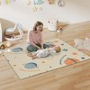 TopComfy Baby Playmats Kids Foldable Galactic Play Mat Cosmic Patterns Water Resistant Wipe Clean for Bedroom, Multicolored, 69.69"*57.48"*0.63" - 2 of 4
