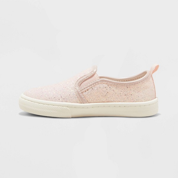 Tenis Yana con brillantina y slip-on para niños pequeños - Cat & Jack™ 2