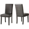 Verano - PU Side Chair (Set of 2) - Gray - 3 of 4