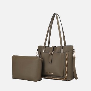 MKF Collection Raya Vegan Leather Women’s Shoulder Bag with Crossbody Pouch by Mia K - 1 of 4