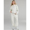 Attraco Womens 2 Piece Outfits Lounge Hoodie Sweatsuit Sets Oversized Sweatshirt Baggy Fall Fashion Sweatpants Tracksuit Set - 4 of 4