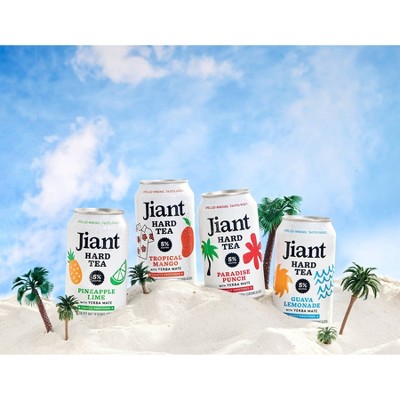 Jiant Hard Kombucha Paradise Pack Hard Tea Variety - 12pk/12 fl oz Cans