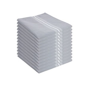 Arkwright Bistro Napkins (12 Pack), Spun Polyester, 18x22 in., Striped Color Options - 1 of 4