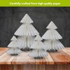 Briarwood Lane Bundle (4-pack) 8x8 Multipack S-M-L-Xl White Tree Magnetic Honeycomb Paper Decor Bundle Party Centerpiece Decoration - 4 of 4