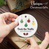 Pickleball Ornament for Christmas Tree Decor, Xmas Hanging Ornaments, Deck The Halls Gifts - 4 of 4