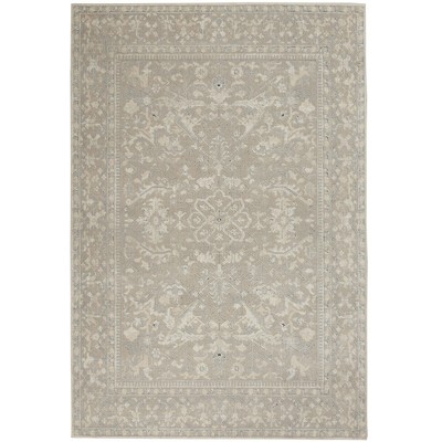 Nourison Malta Bordered Blooming Medallion Indoor Area Rug