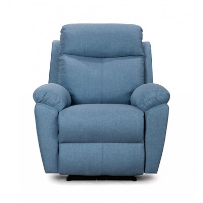 Fc Design Manual Recliner With Overstuffed Cushions And Pillow Top On  Single Sofa Chair For Living Room And Bedroom : Target