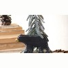 Kalalou Wooden Bear with Christmas Tree Figurine – Rustic Holiday Decor Accent - 4 of 4