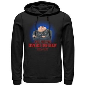 Men's Despicable Me Gru Bald Guy Pull Over Hoodie - 1 of 3