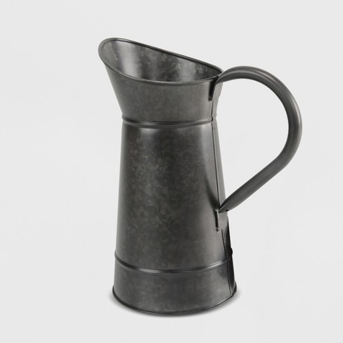 11.7" Metal Watering Pitcher Black - Smith & Hawken™