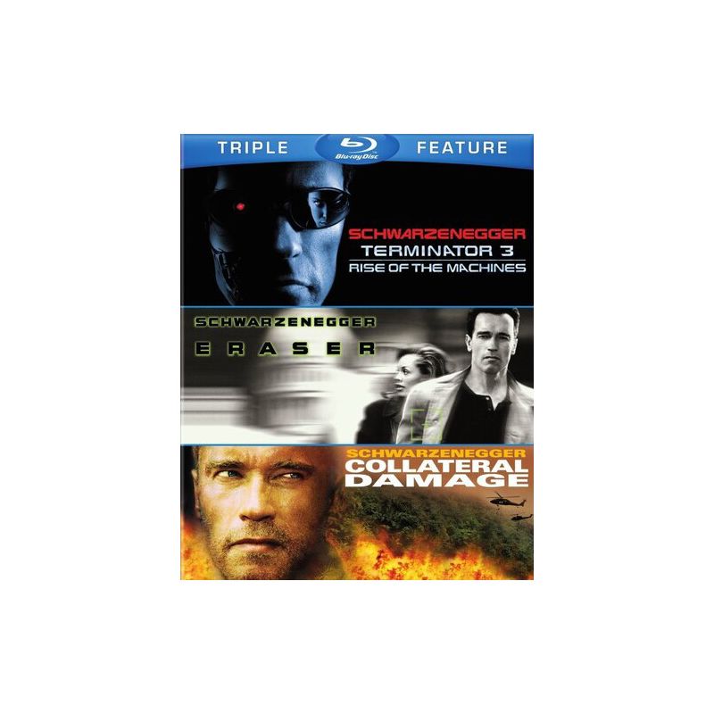 Terminator 3 / Eraser / Collateral Damage (Blu-ray)(2002), 1 of 2