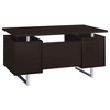 PAGED 47.25" L Home Office Desk Reversible Computer Desk with Storage Drawers and File Cabinet for Office - 4 of 4