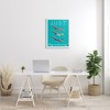 Stupell Industries Trio of Female Divers Just Keep Swimming Phrase Canvas Wall Art - 2 of 4