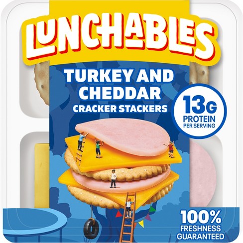 Lunchables Turkey & Cheddar Cheese With Crackers - 3.2oz : Target