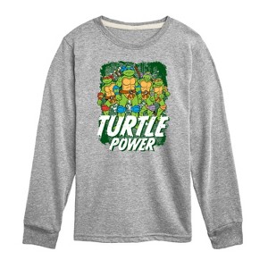 Boys' - Teenage Mutant Ninja Turtles - Turtle Power Long Sleeve Graphic T-Shirt - 1 of 4