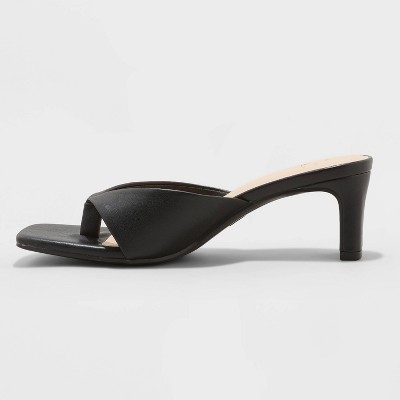 target black suede heels