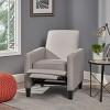Sapphtopaz Recliner Chair Modern Accent Chair Push-Back Upholstered Chair with Sturdy Frame Comfy Chair for Bedroom, Living Room - 3 of 4