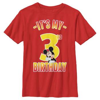 Boy's Mickey & Friends It's My 3rd Birthday T-Shirt