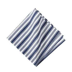 C&F Home French Stripe Navy Napkin Set of 6 - 1 of 2
