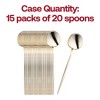 Smarty Had A Party Silver Moderno Plastic Dinner Spoons - 300 pcs - 4 of 4