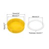 Unique Bargains Regular Mouth Plastic Mason Jar Lids with Silicone Sealing Ring 24 Pcs - 3 of 4
