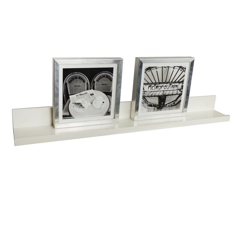 35.4" x 4.5" Picture Ledge Wall Shelf White - InPlace, 3 of 7