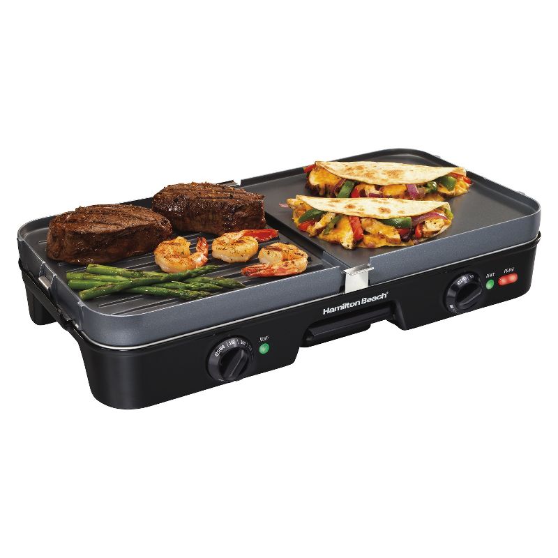 Hamilton Beach Black 3 in 1 Grill/Griddle- 38546, 1 of 5