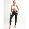 Imily Bela Women's High Waisted Tummy Ribbed Seamless Bottoms Workout Full Length Yoga Pants - 2 of 4