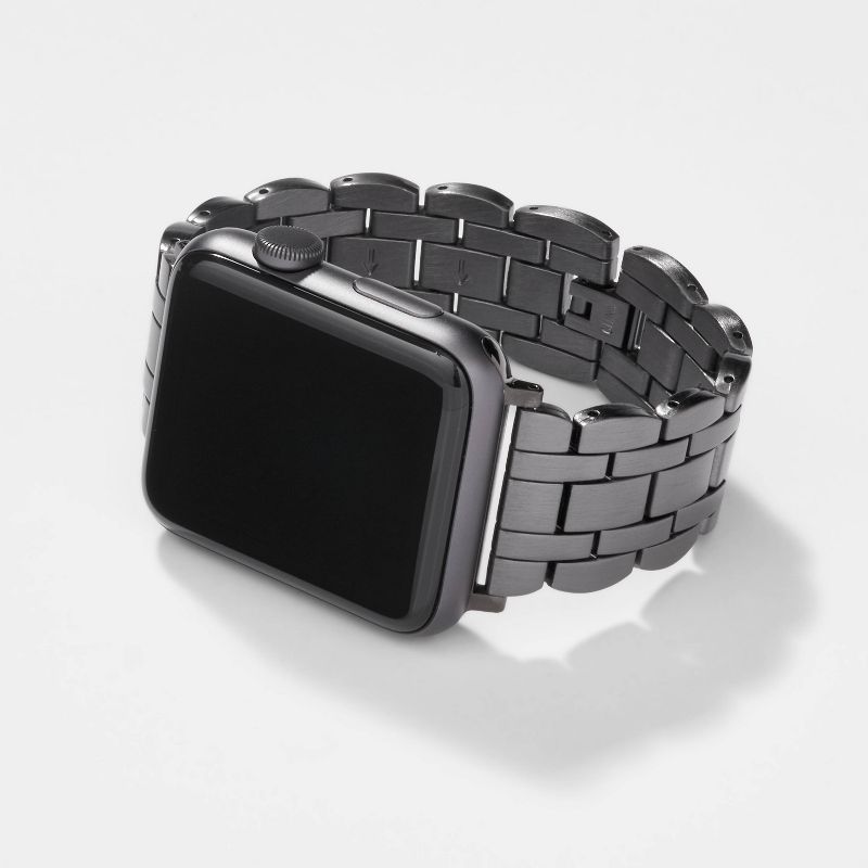 Apple Watch Scalloped Metal Link Band - heyday™ Black, 4 of 5