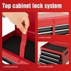 5-Drawer Rolling Tool Chest With Wheels, Detachable Top Tool Box With Liners And Locking System, Heavy Duty Steel Tool Cart For Garage And Workshop - 2 of 4