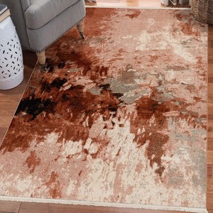 Luxe Weavers Modern Abstract Fringe Indoor Area Rug - 1 of 4